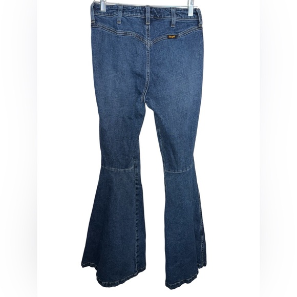 WRANGLER WOMEN'S RETRO MEDIUM WASH HIGH RISE FLARE JEANS 11MPFJW sz 27 x 36 - Picture 6 of 11
